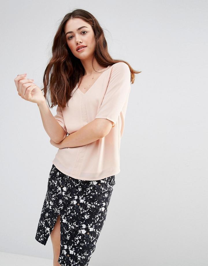 Sugarhill Boutique Anthea Textured Top - Peach