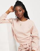 Miss Selfridge Long Sleeve Heart Jacquard Sweatshirt-neutral