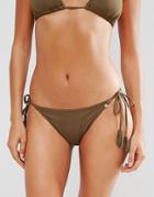 All About Eve Instinct Tie Bikini Bottom - Green