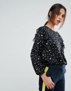 Essentiel Antwerp Oki Long Sleeved Top - Black