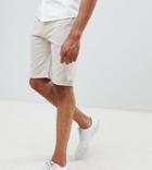 D-struct Tall Turn Up Chino Shorts - Stone
