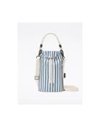 Converse Rope Detail Stripe Mini Bucket Bag In Blue/white