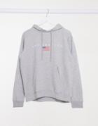 Daisy Street Oversized Hoodie With Los Angeles Print-grey