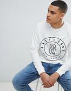 Only & Sons Sweatshirt With Chest Branding - White