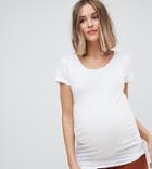 New Look Maternity Basic Tee In White - White
