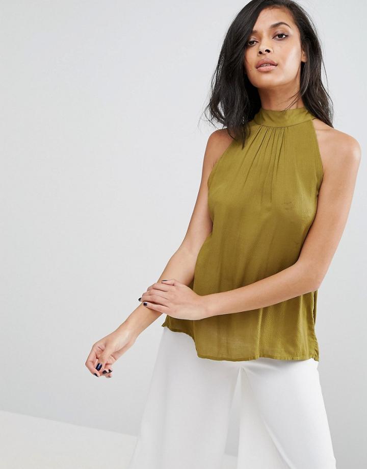Minimum Halter Neck Blouse - Green