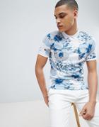 Selected Homme Polo Shirt With All Over Print - White