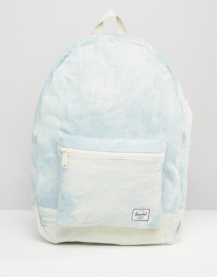 Herschel Supply Co. Cotton Daypack Backpack In Bleach Denim - Blue