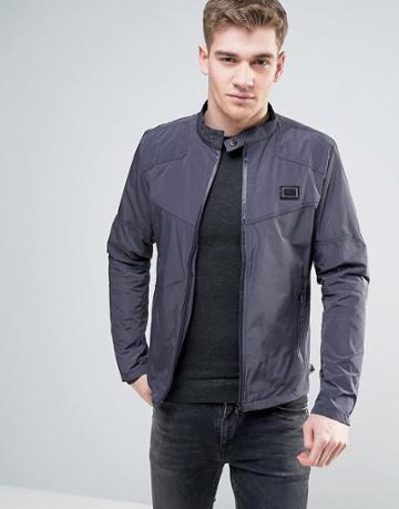 Born Rich Biker Jacket - Navy