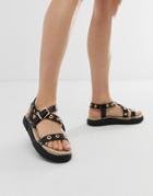 Asos Design Jame Chunky Sporty Espadrilles-black