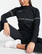 Nike Soccer Dri-fit Academy21 Polyknit Track Jacket In Black