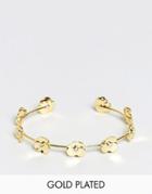 Ted Baker Parsia Pressed Flower Cuff - Gold
