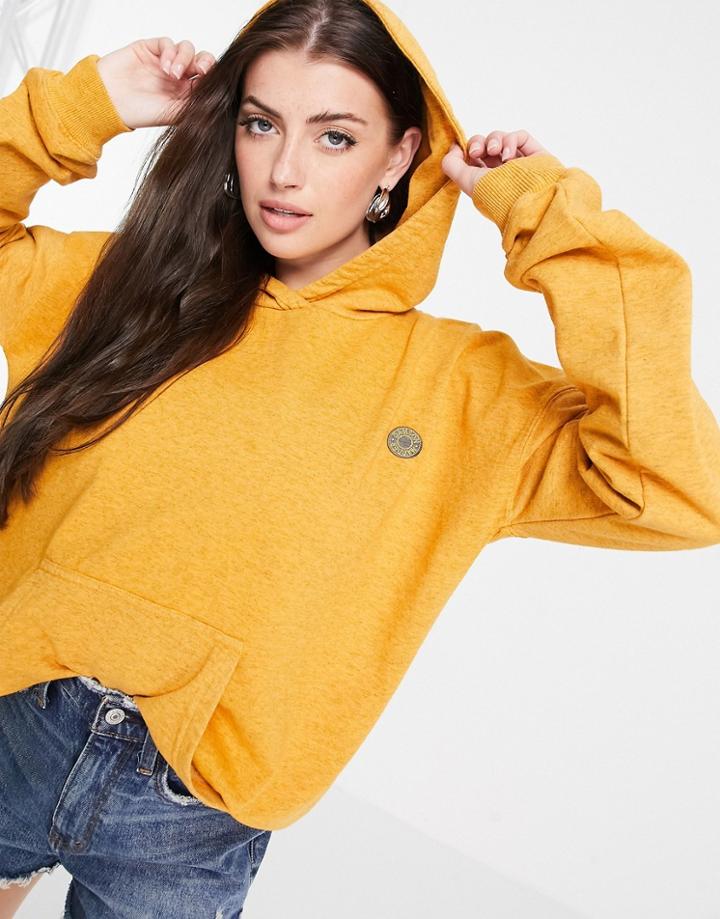 Damson Madder Recycled Relaxed Coordinating Hoodie-orange