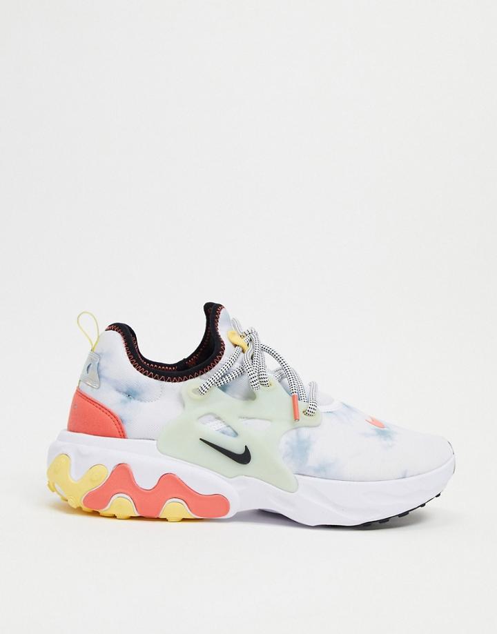 Nike React Presto Sneakers In Tie Dye-multi