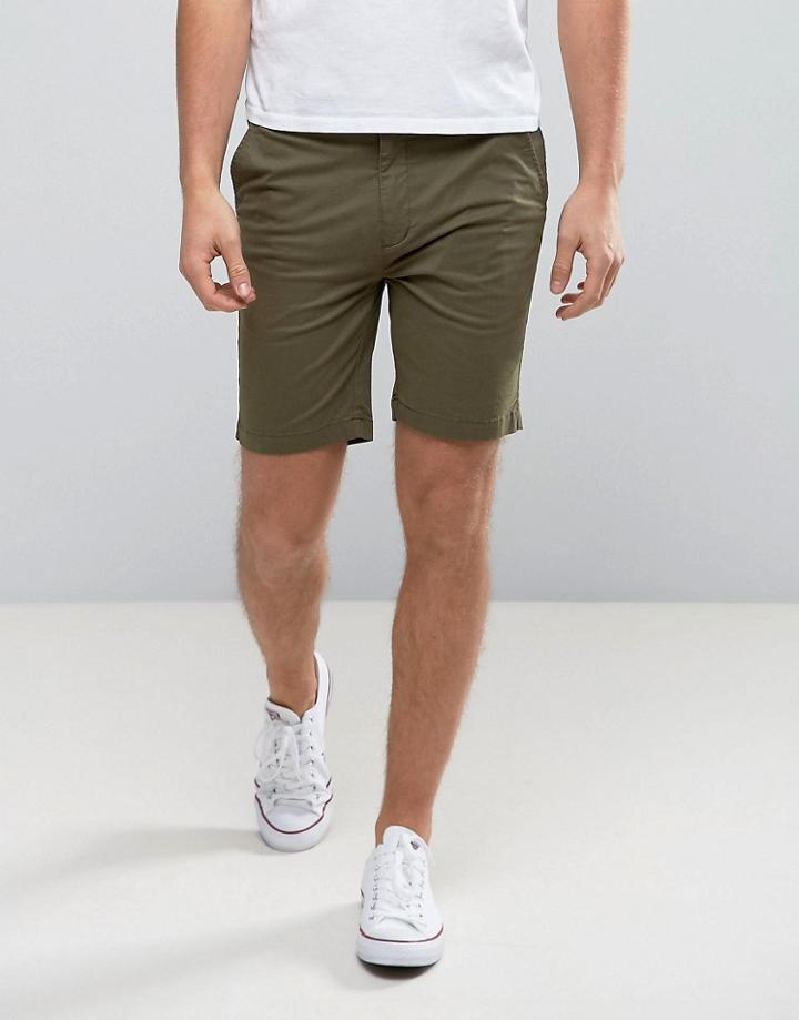 Dr Denim Wood Shorts Green - Green
