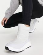 The North Face Nuptse Booties In Gray