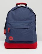 Mi-pac Classic Deep Navy And Red Backpack - Navy