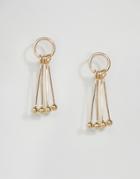 Asos Mini Sticks Earrings - Gold