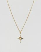 Ottoman Hands Star Necklace - Gold