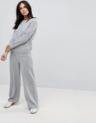 Vila Clean Wide Leg Pants - Gray