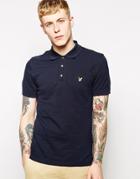 Lyle & Scott Polo Shirt With Eagle Logo - Navy