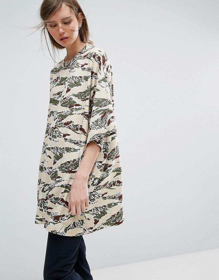 Weekday Huge T Shirt Dress - Multi