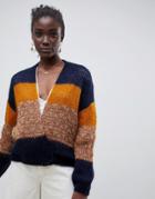 Intropia Slouchy Color Block Cardigan - Multi