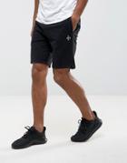 Criminal Damage Slim Fit Drawstring Shorts - Black