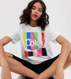 Only Neon 'coke' Logo Top