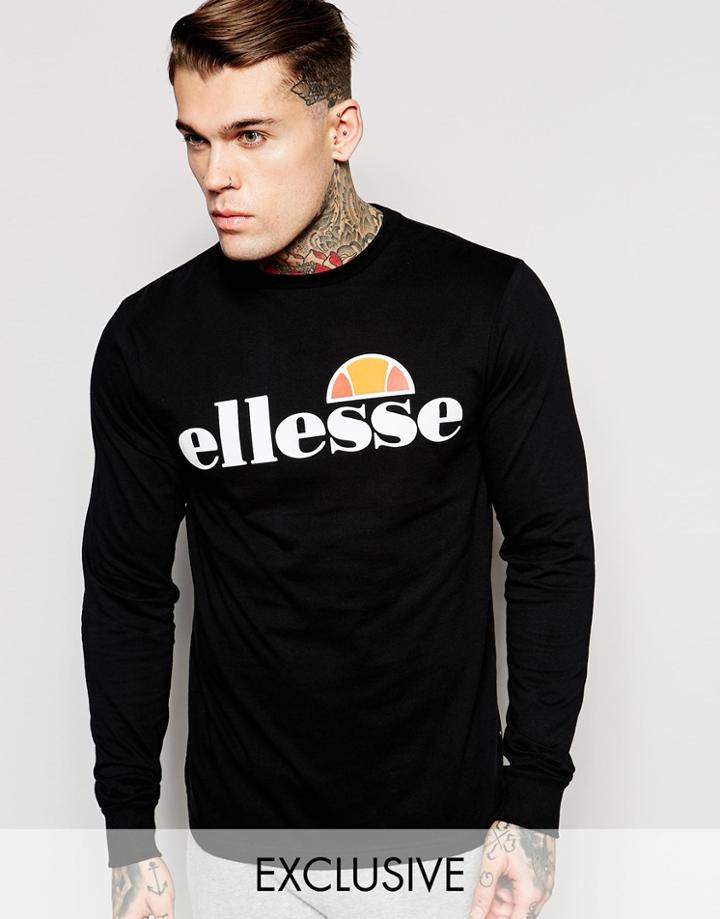 Ellesse Long Sleeve T-shirt - Anthracite