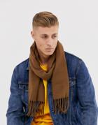 New Look Scarf In Camel - Brown