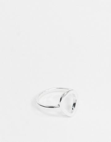Saint Lola Silver Plated Tear Drop Detail Ring