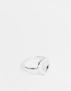 Saint Lola Silver Plated Tear Drop Detail Ring