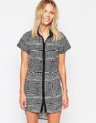 Style London Printed Shirt Dress