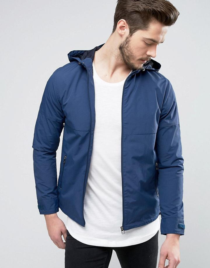 Produkt Light Weight Hooded Jacket - Navy