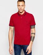 Original Penguin Pique Polo Shirt - Red