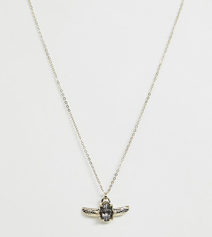 Ted Baker Gold Crystal Amulet Pendant Necklace - Gold
