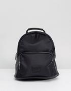Pull & Bear Minimal Backpack - Black
