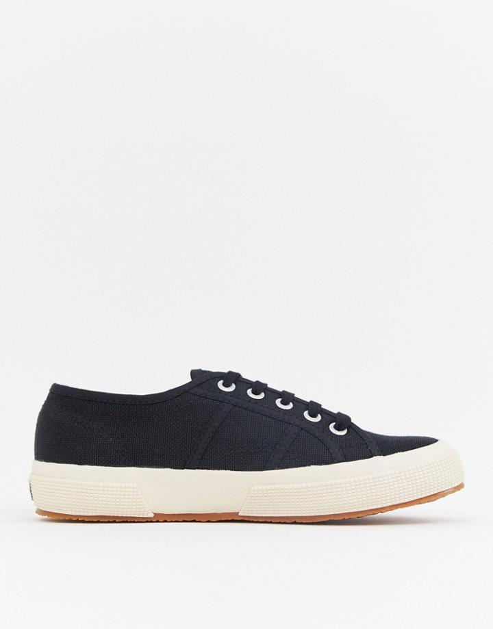Superga 2750 Classic Canvas Sneakers In Black - Black