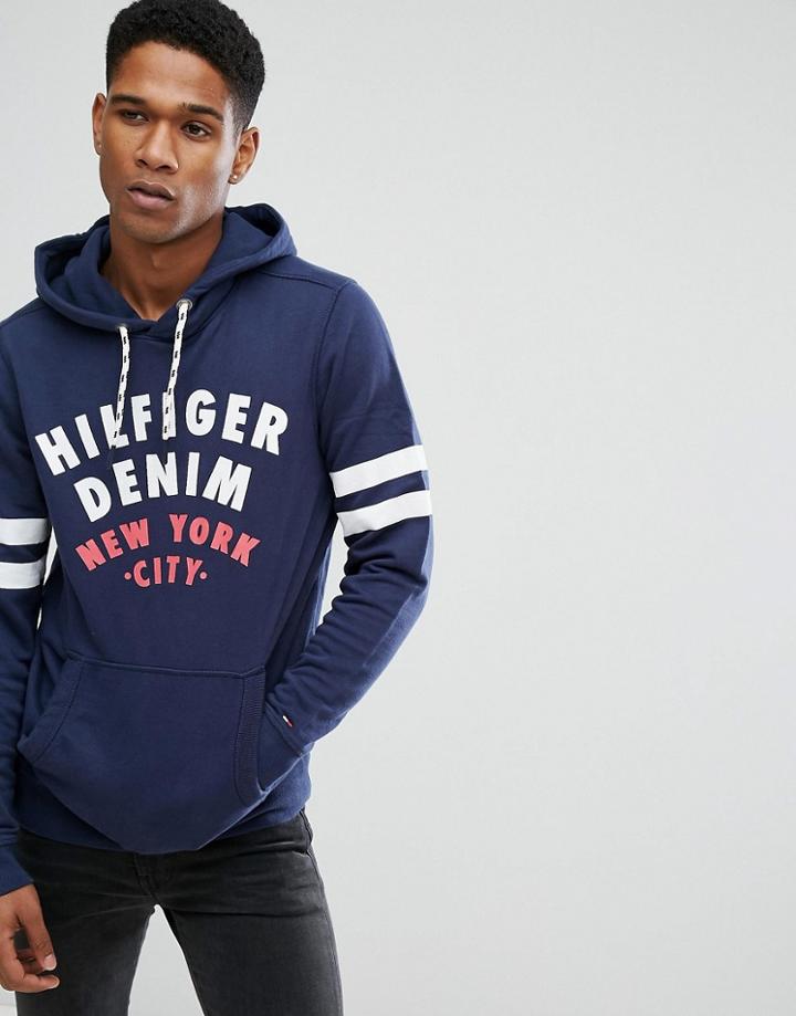 Tommy Hilfiger Logo Hoodie - Black