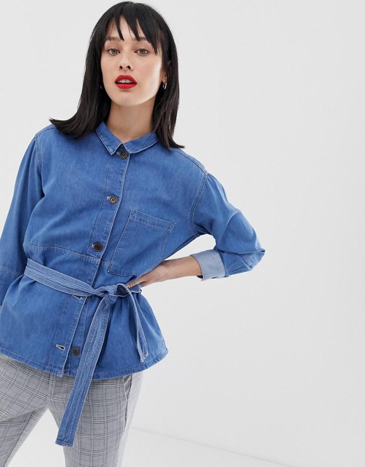 In Wear Ajda Denim Jacket-blue