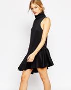 C/meo Collective Swept Away Dress In Black - Black
