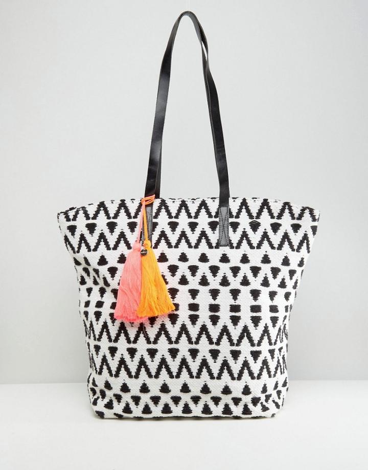 Seafolly Tassel Tote Bag - Multi
