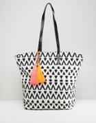Seafolly Tassel Tote Bag - Multi