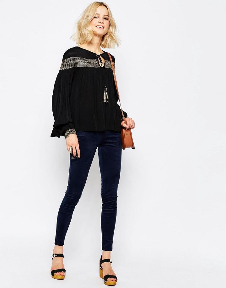 First And I Blau Leggings - Navy