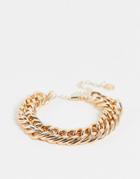 French Connection Chunky Chain Bracelet Gold