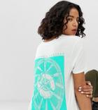 Reclaimed Vintage Inspired T-shirt In Astrology Print - White