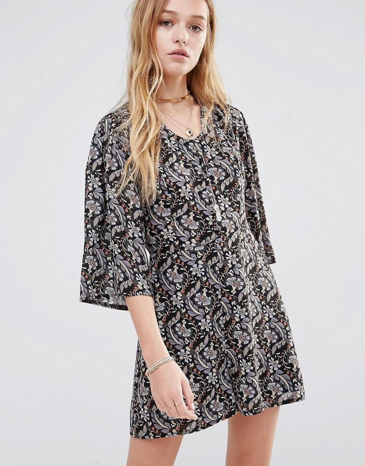 Ebonie N Ivory Mixed Floral Romper - Multi
