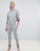Tommy Hilfiger Eco Fresh Modern Stripe Track Pant - Gray