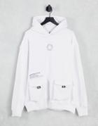 Topman Untitled Hoodie In White - Part Of A Set